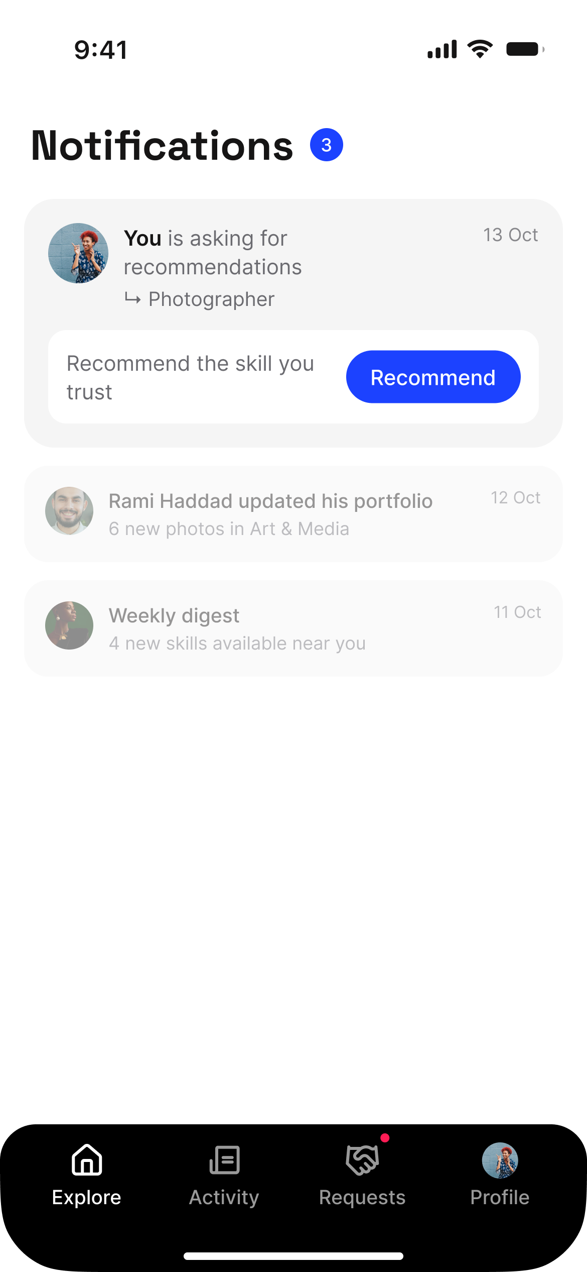 Your circle gets notified